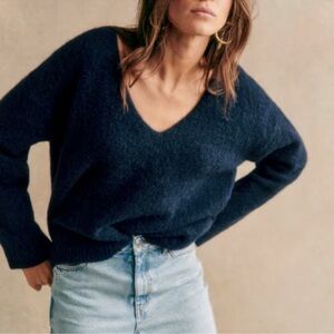 Sezane Denisa Jumper Navy